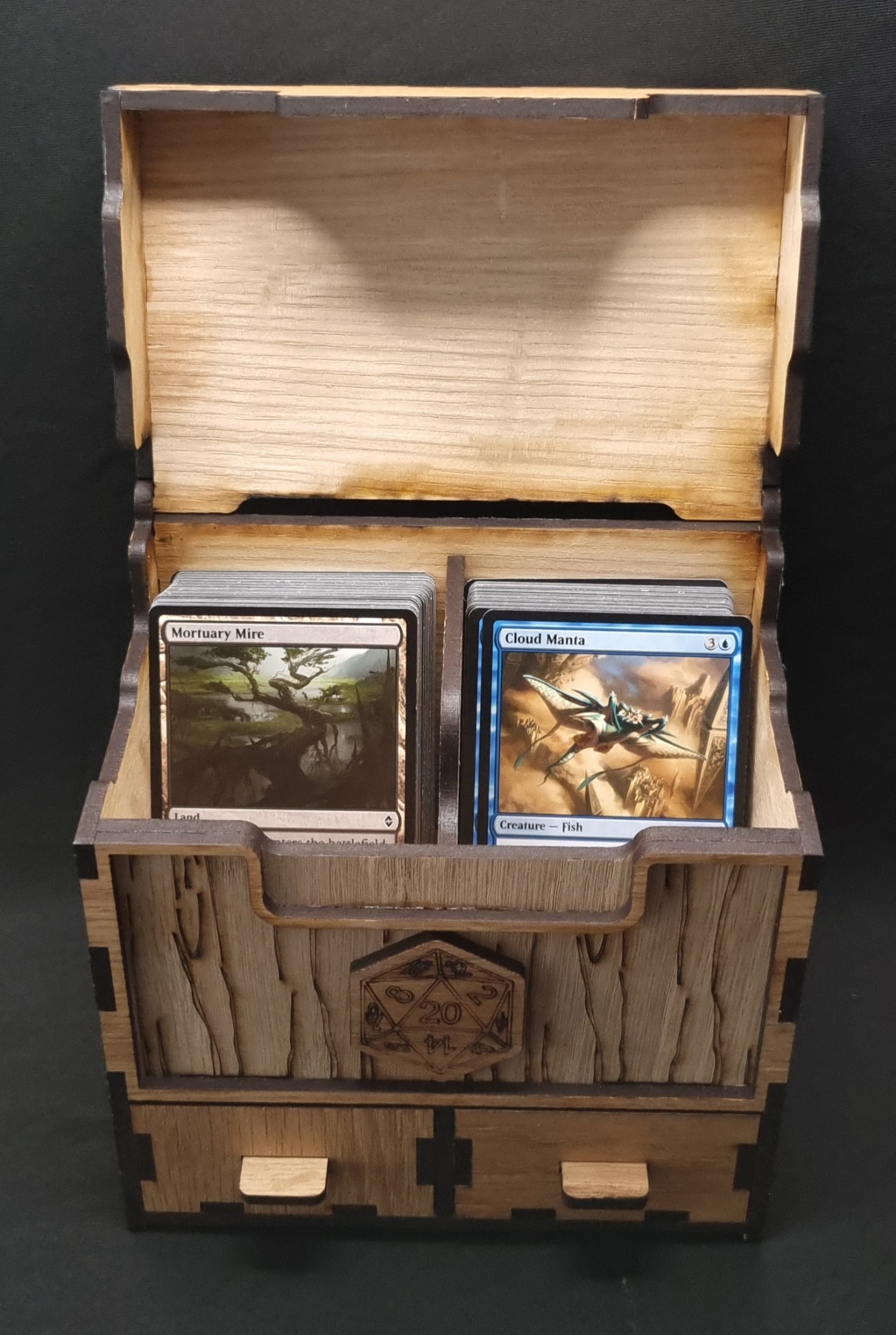 Card Box with Drawers - Dual