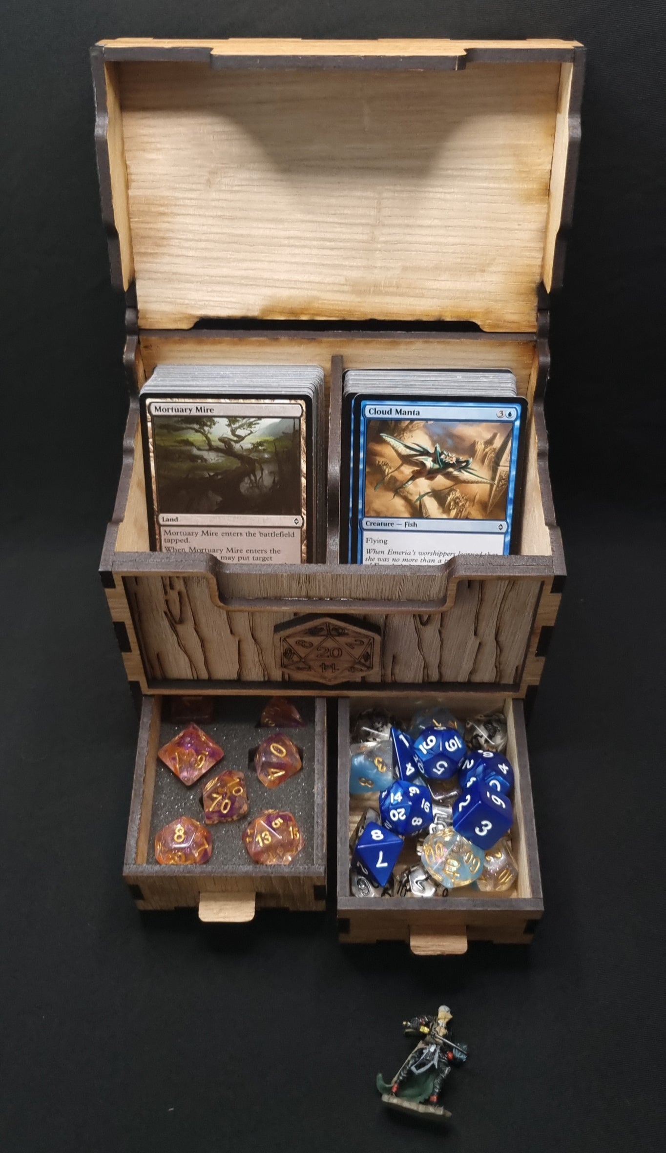 Card Box with Drawers - Dual