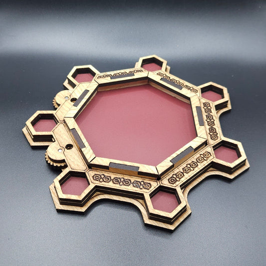 Plateau à dés et rangement des dés