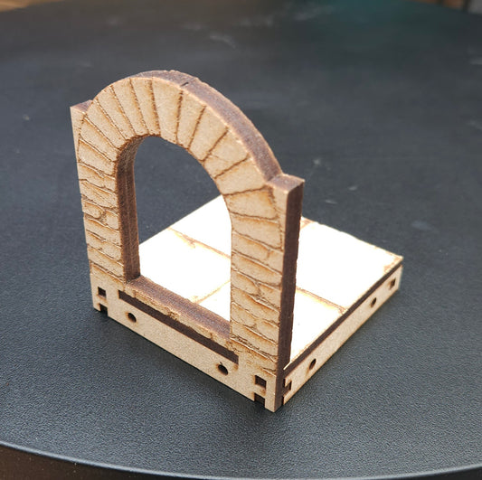 Modular Dungeon Terrain Set - 2 Arch Way sections
