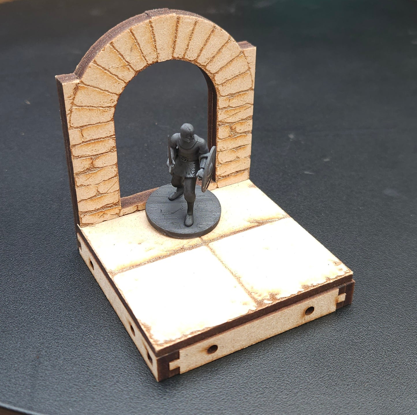 Modular Dungeon Terrain Set - 2 Arch Way sections