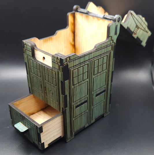 Tardis Card Box with Drawer