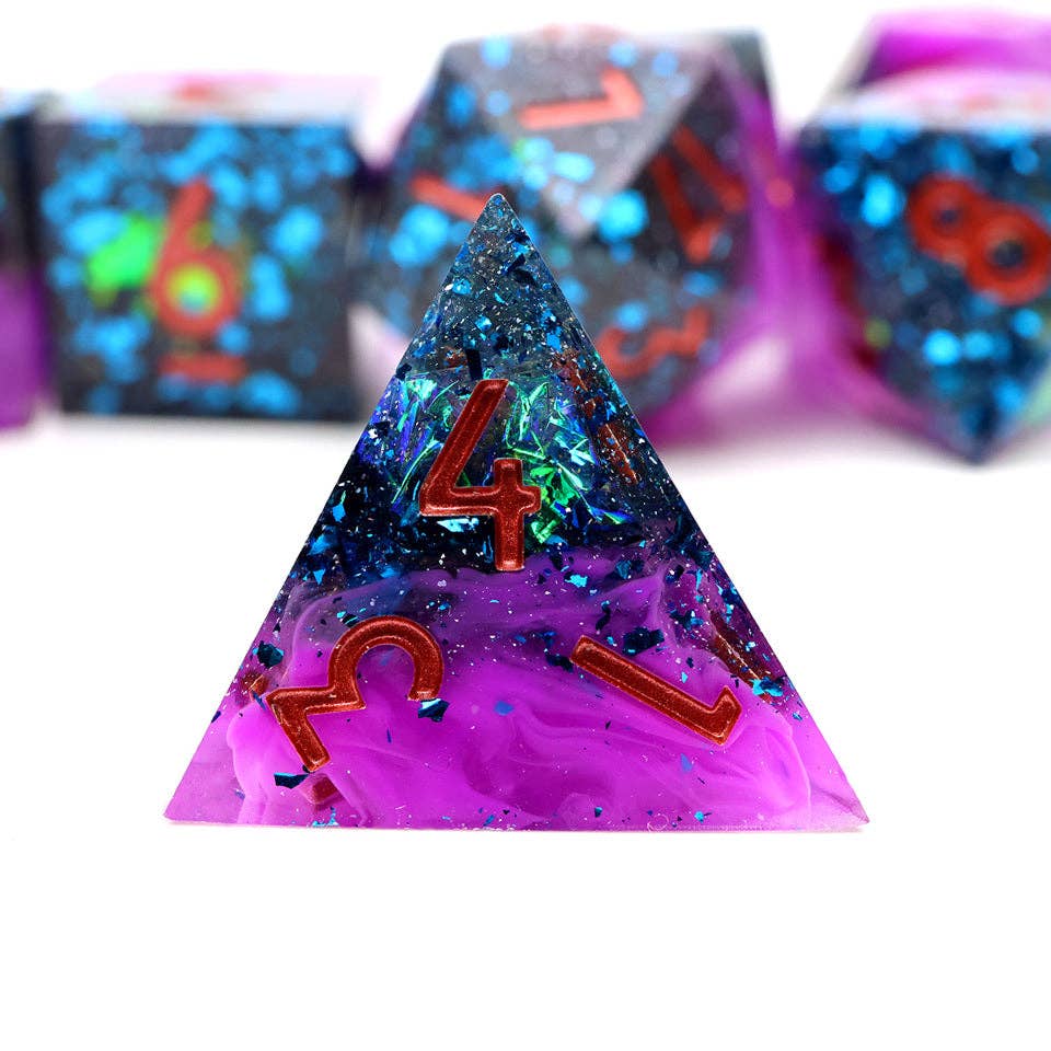 Void Walker | Sharp Edge Dice | 7-Polyhedral Set