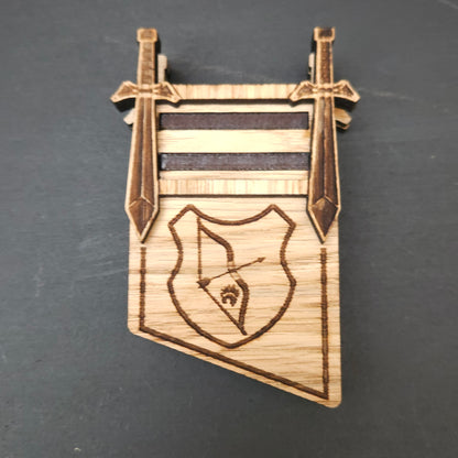 Wooden Initiative Trackers for Laser Edge Gaming DM Screens