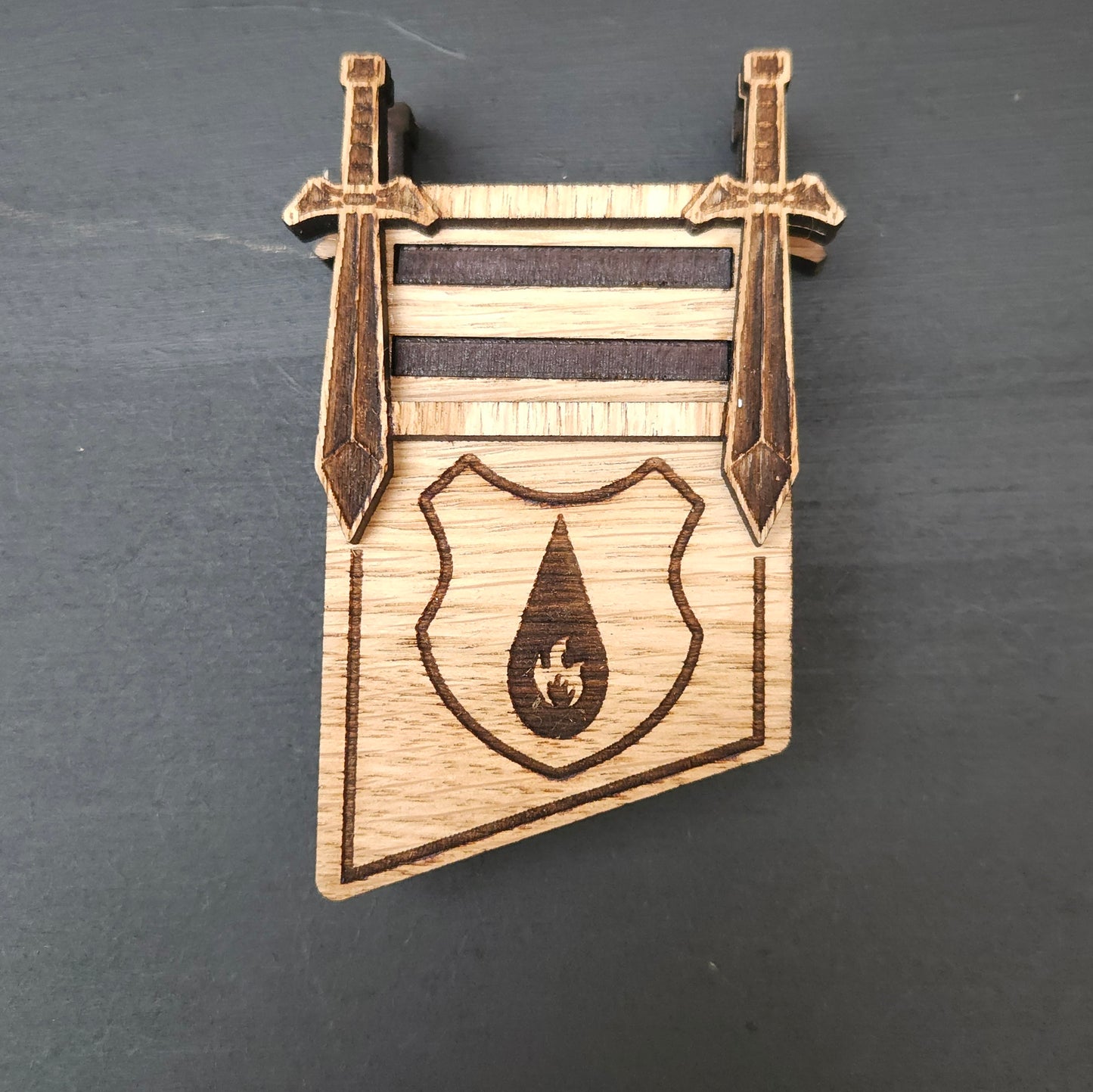 Wooden Initiative Trackers for Laser Edge Gaming DM Screens