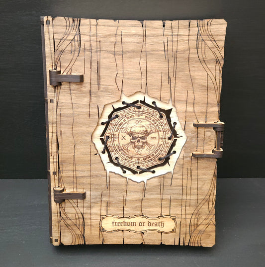 Cursed Wooden Pirate Storage Box