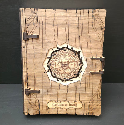 Cursed Wooden Pirate Storage Box