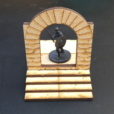 Modular Dungeon Terrain Set - Entrance Step Set