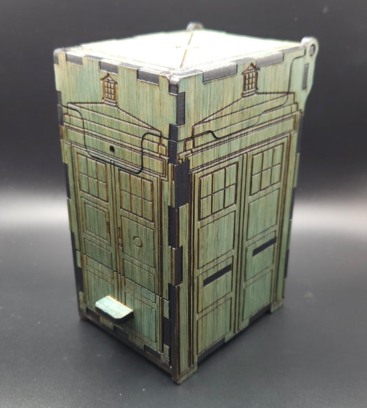 Tardis Card Box with Drawer