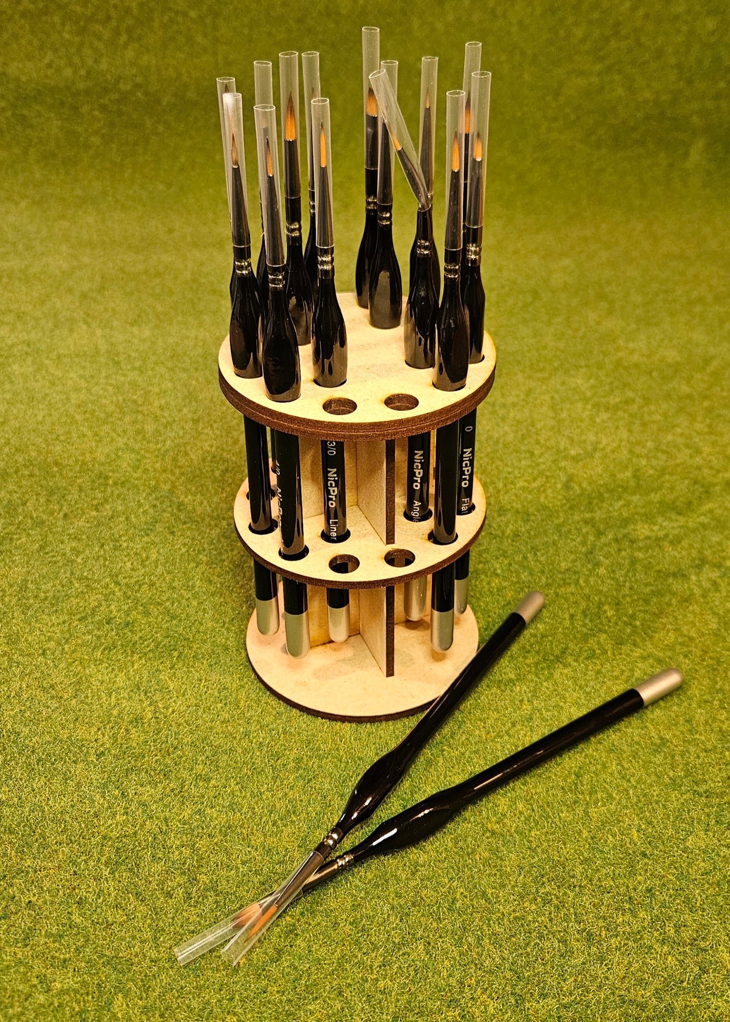 Round Paint Brush Stand