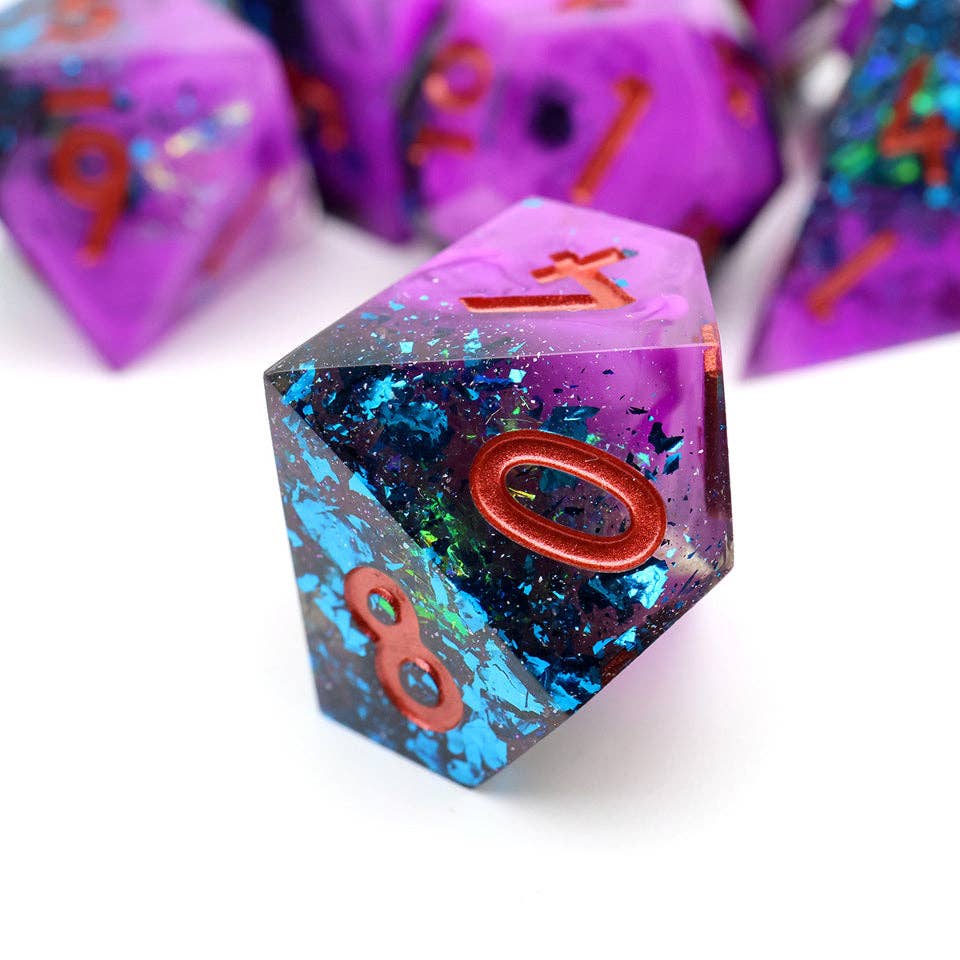 Void Walker | Sharp Edge Dice | 7-Polyhedral Set