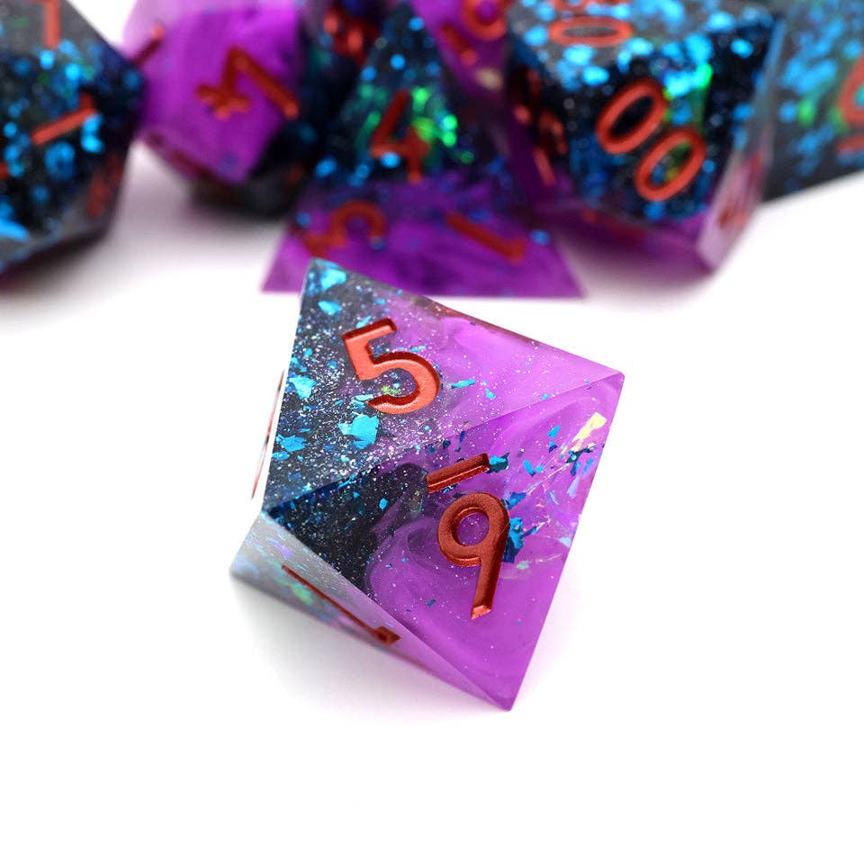 Void Walker | Sharp Edge Dice | 7-Polyhedral Set