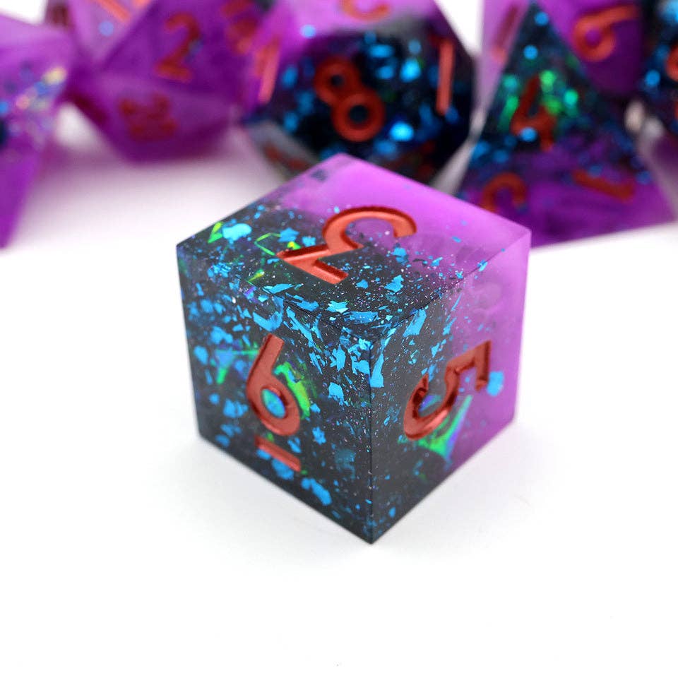 Void Walker | Sharp Edge Dice | 7-Polyhedral Set