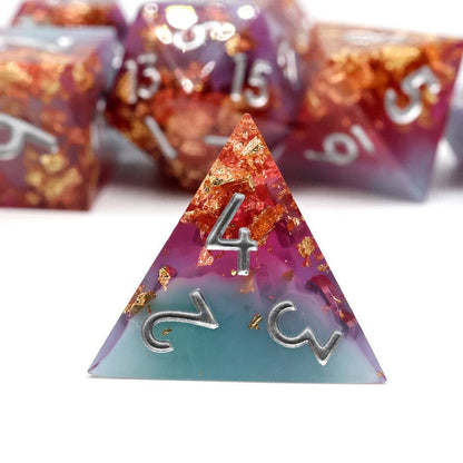 Arcane Fusion | Sharp Edge Dice | 7-Polyhedral Set