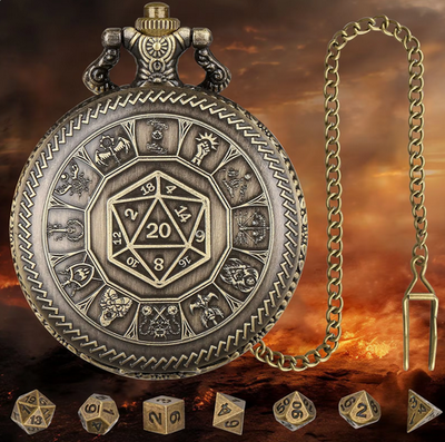 Adventurer's Cache | Pocket Watch Case | Ancient Gold