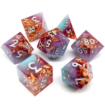 Arcane Fusion | Sharp Edge Dice | 7-Polyhedral Set