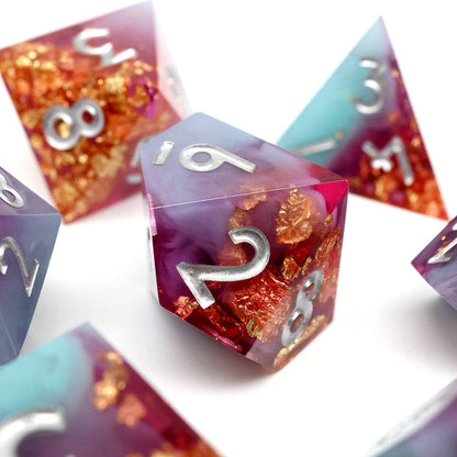 Arcane Fusion | Sharp Edge Dice | 7-Polyhedral Set