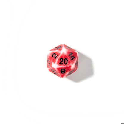 Crimson Relic | Acrylic Dice | 7-Polyhedral Set