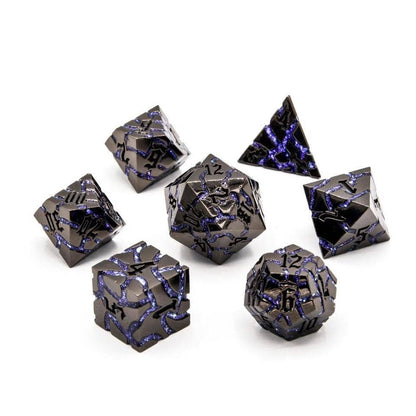 Arcane Steel | Solid Metal Dice | 7-Polyhedral Set