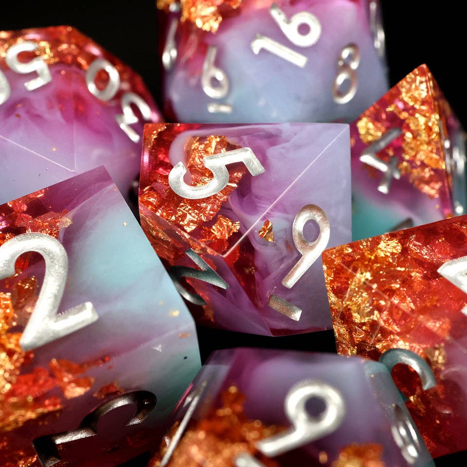 Arcane Fusion | Sharp Edge Dice | 7-Polyhedral Set