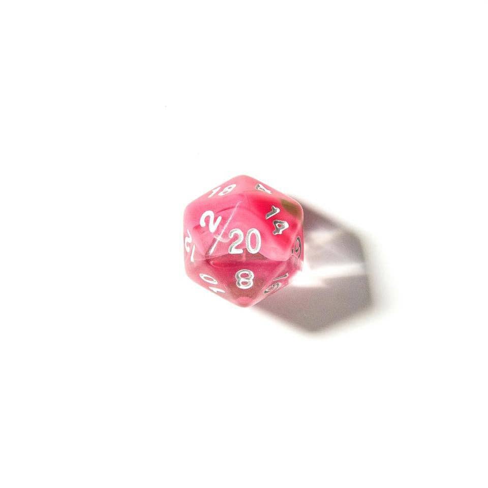 Watermelon Sugar | Acrylic Dice | 7-Polyhedral Set